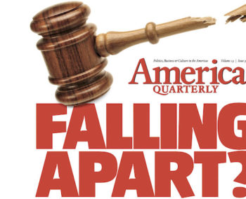 Falling Apart masthead from Americas Quarterly