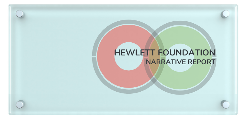 Report to the Hewlett Foundation, July 2020 to July 2021